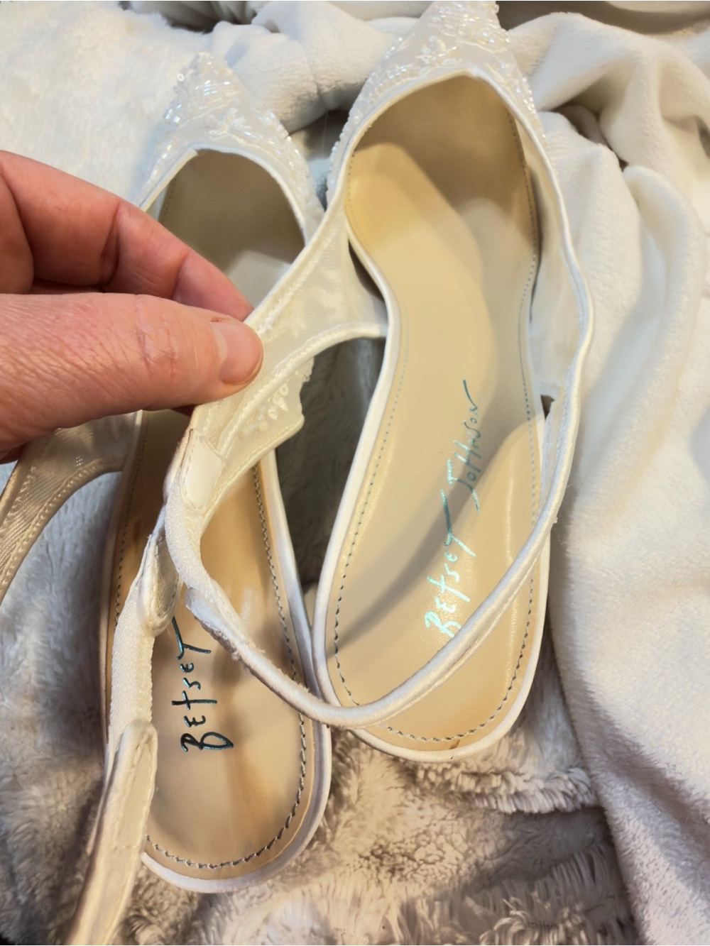 Betsey Johnson Women's Nikki Pump, Ivory, size 8.5-new never worn!! #bridal - Picture 8 of 12